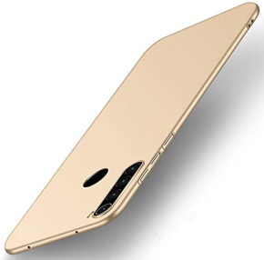 Твърд калъф лице и гръб 360 градуса със скрийн протектор FULL Body Cover за Xiaomi Redmi Note 8T златист  